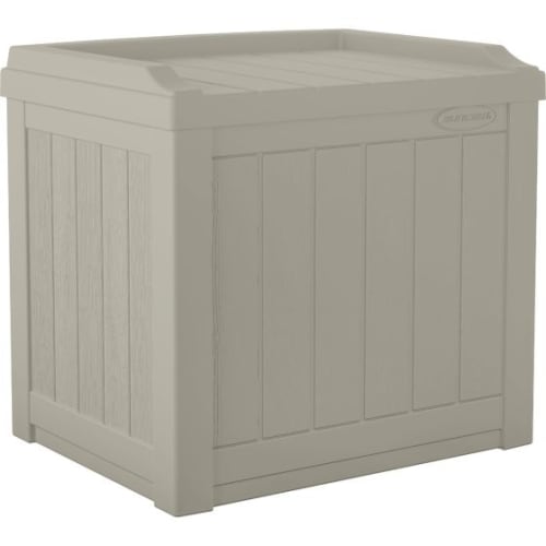 Suncast 22 gallon resin deck storage box seat new arrivals